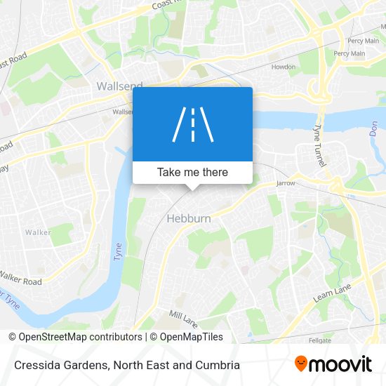 Cressida Gardens map