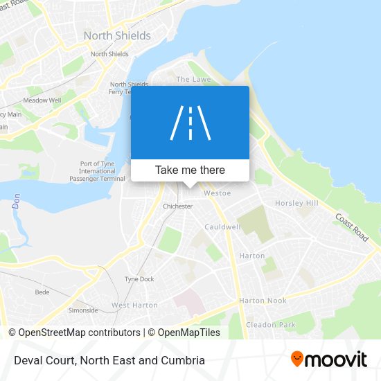 Deval Court map