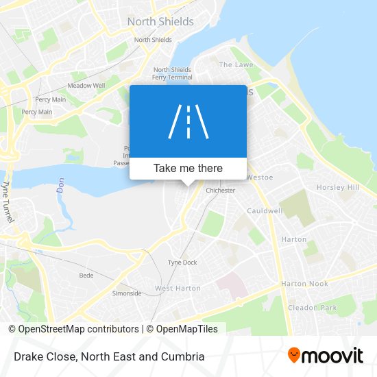 Drake Close map