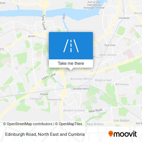 Edinburgh Road map