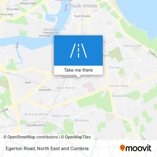 Egerton Road map