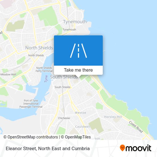 Eleanor Street map