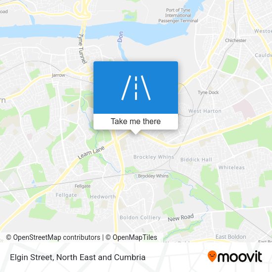 Elgin Street map
