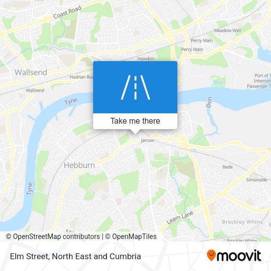 Elm Street map