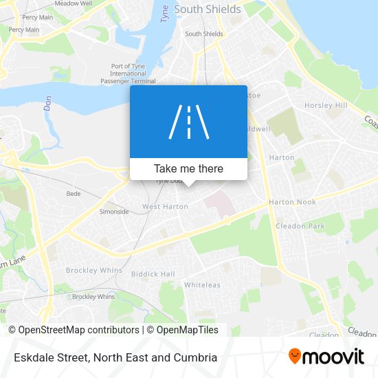 Eskdale Street map