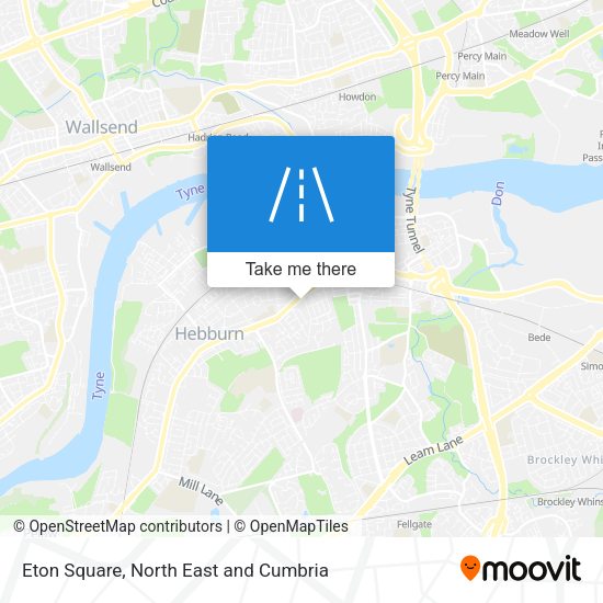 Eton Square map