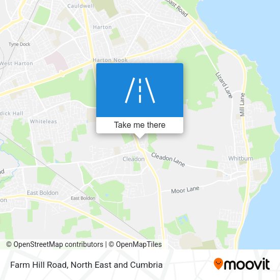 Farm Hill Road map