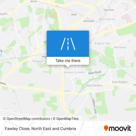 Fawley Close map