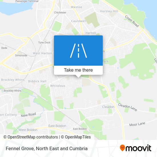 Fennel Grove map