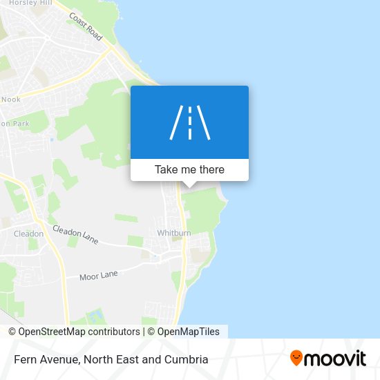 Fern Avenue map