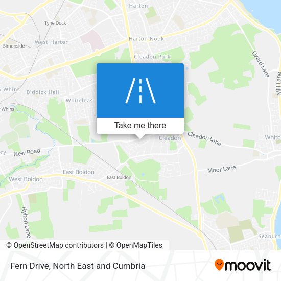 Fern Drive map