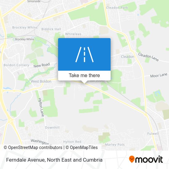 Ferndale Avenue map