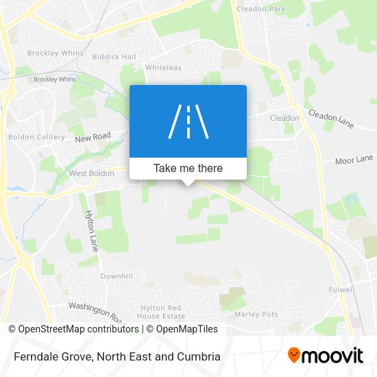 Ferndale Grove map