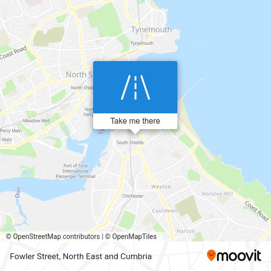 Fowler Street map