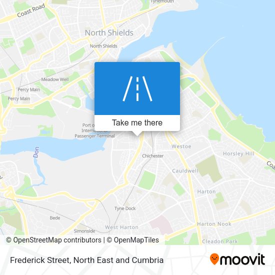 Frederick Street map