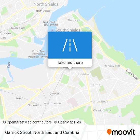 Garrick Street map