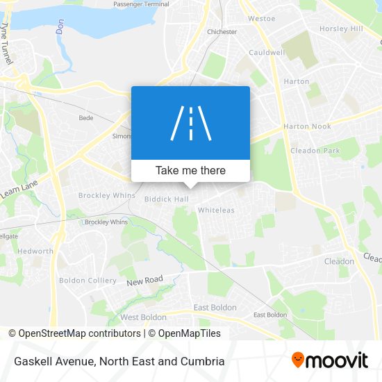 Gaskell Avenue map