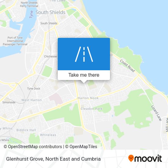 Glenhurst Grove map