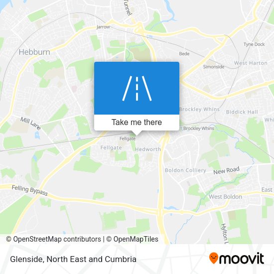 Glenside map