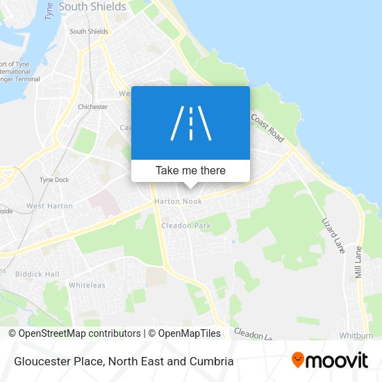 Gloucester Place map