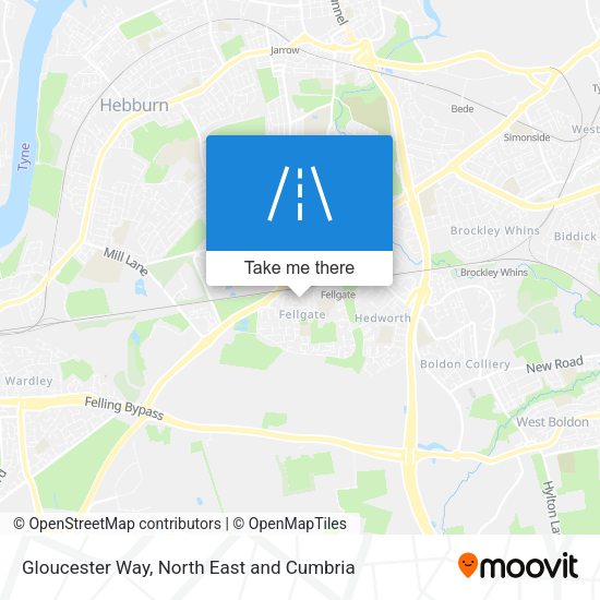 Gloucester Way map