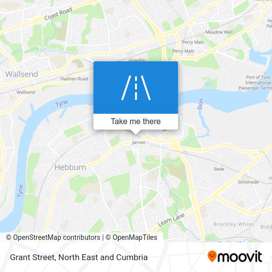 Grant Street map
