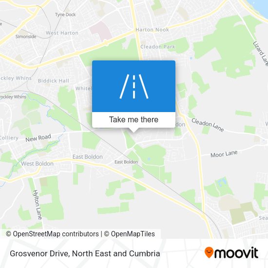 Grosvenor Drive map
