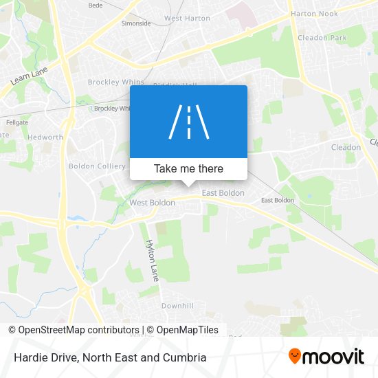 Hardie Drive map