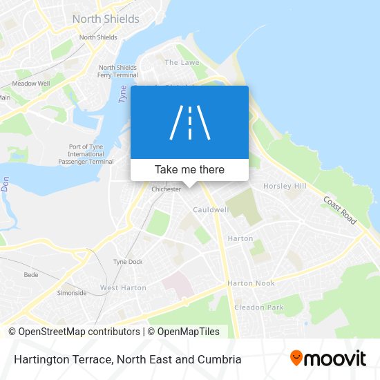 Hartington Terrace map