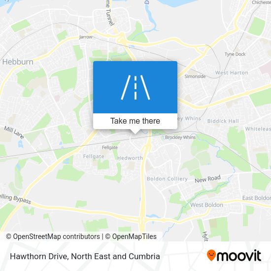Hawthorn Drive map