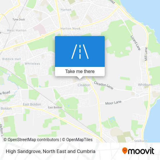 High Sandgrove map