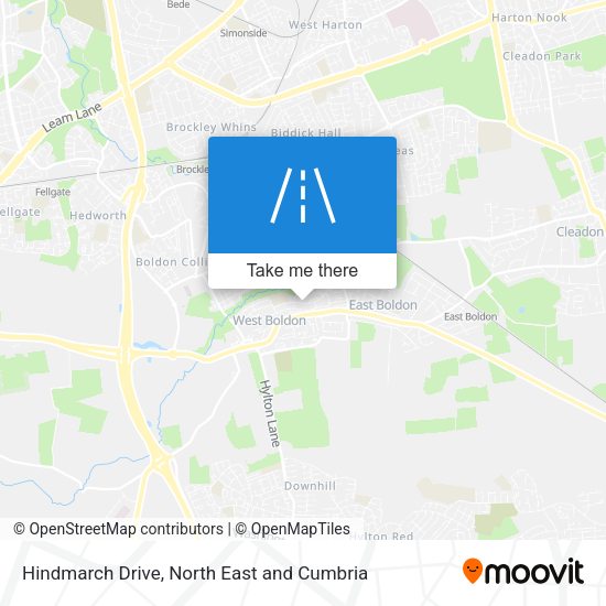 Hindmarch Drive map