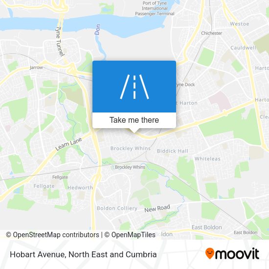 Hobart Avenue map