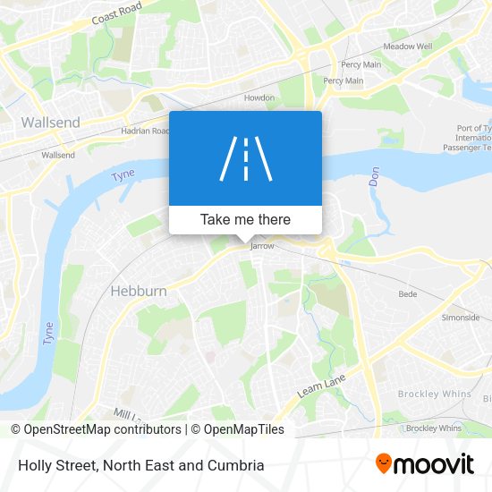 Holly Street map