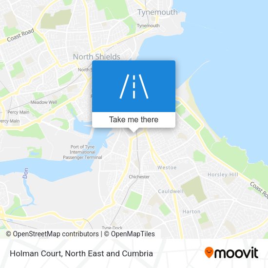 Holman Court map