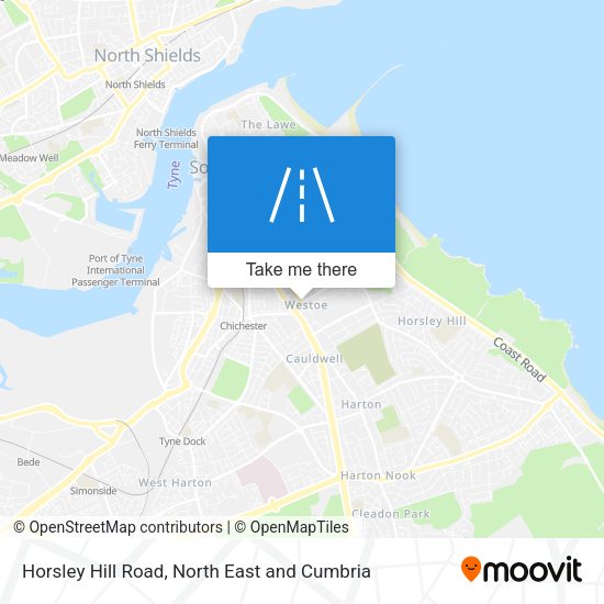 Horsley Hill Road map
