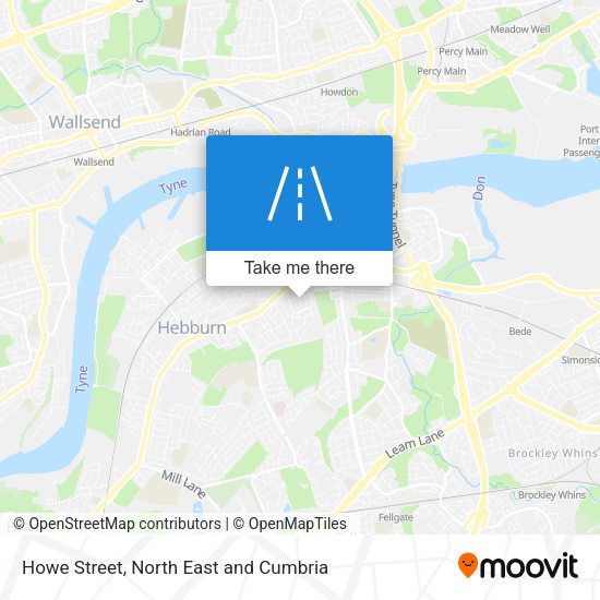 Howe Street map