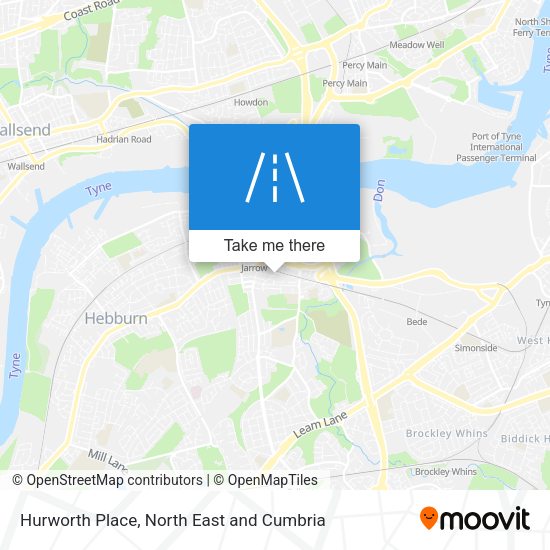 Hurworth Place map
