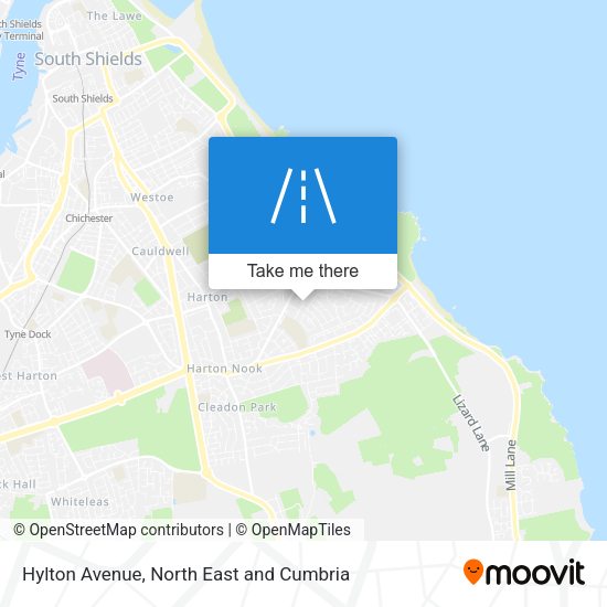 Hylton Avenue map