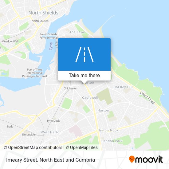 Imeary Street map