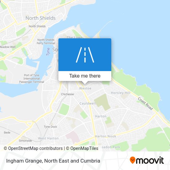 Ingham Grange map