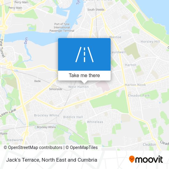 Jack's Terrace map