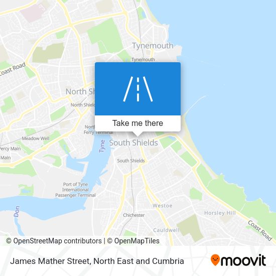 James Mather Street map