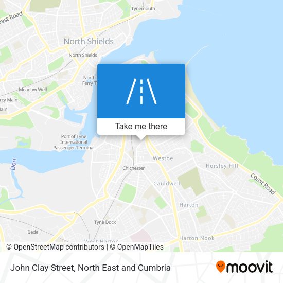 John Clay Street map