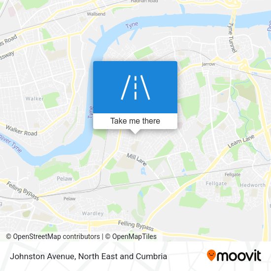 Johnston Avenue map