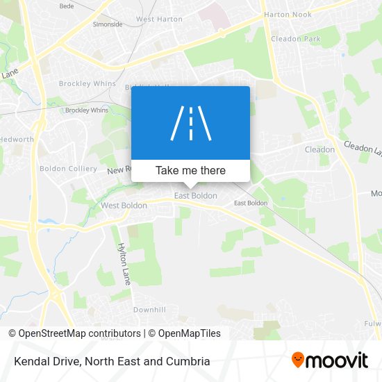 Kendal Drive map