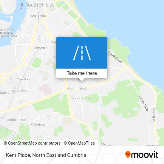 Kent Place map