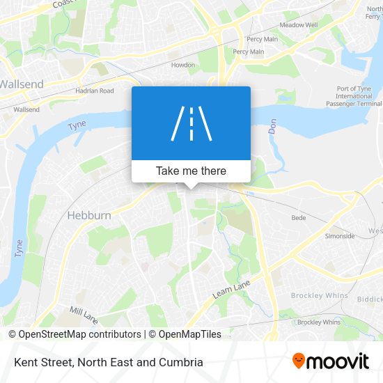 Kent Street map