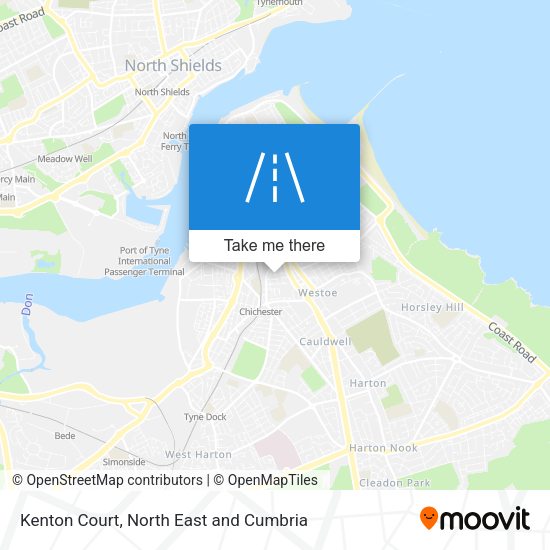 Kenton Court map