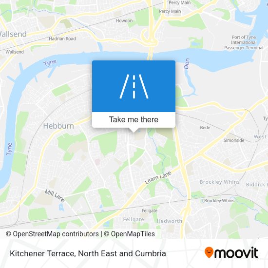 Kitchener Terrace map